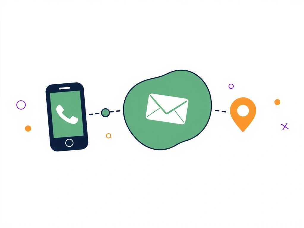 Ilustrace kontaktních informací