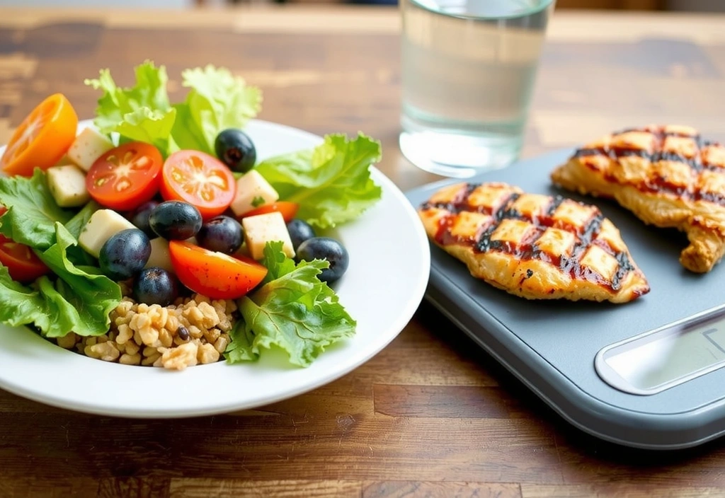 Zdravé jídlo a váhy